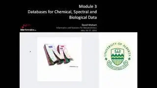 Databases for Chemical, Spectral, and Biological Data