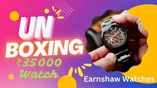 Unboxing & Drawing My Most Expensive Watch || Earnshaw Watch⌚️