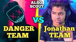 Hydra Danger vs Jonathan gaming vs Scout team full intense fight in t1 scrims | Bgmi Live | Pubg