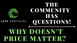 IS JADE PROTOCOL GOING TO ZERO? | PRICE DOESN'T MATTER OR DOES IT?