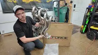 Header Install with Xforce Performance Exhaust Systems