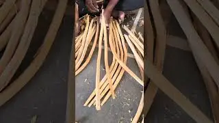 Pitchfork, an essential agricultural tool for farmers, is an amazing art of making it from wood😱