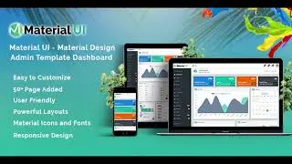 Material UI - Material Design Admin Template Dashboard | Themeforest Website Templates and Themes
