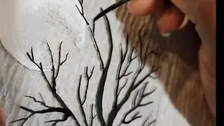Easy Acrylic Painting on Clear Acrylic Sheet  | Creative Art |Acrylic Painting Ideas | Coaster idea