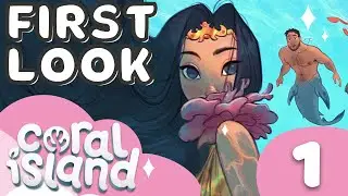 My First Day on CORAL ISLAND - Gameplay (Early Access) | First Look (Meeting The Townies)