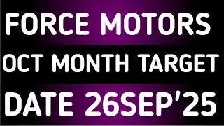 FORCE MOTORS STOCK LATEST NEWS 26SEP'25/FORCE MOTORS SHARE LATEST NEWS UPDATES WITH TARGET ANALYSIS