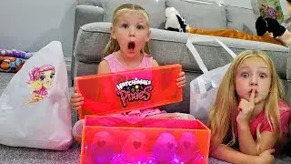 Hatching New Hatchimal Pixies Surprise Egg Toys!