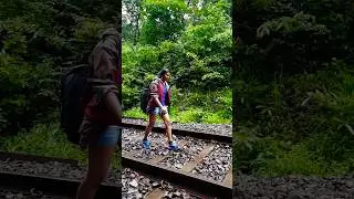 Dudhsagar trek 2023 #girl #travel #solo #shorts #support #subscribe #shortsvideo #goa #explore #love