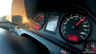 AUDI RS4 B7 Pure V8 Sound | 100 - 200km/h ACCELERATION