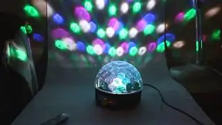 СВЕТОДИОДНЫЙ ДИСКО - ШАР LED CRYSTAL MAGIC BALL LIGHT НОВАЯ МОДЕЛЬ!