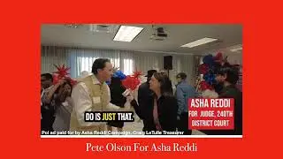 Pete Olson for Asha Reddi