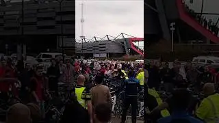 Rellen tussen harde kern van SV Spakenburg + IJsselmeervogels #hooligans #voetbal #gruppaof #ultras