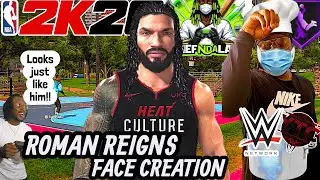 Реалистичная версия лица легенды WWE Романа Рейнса в NBA 2k26 (издание &laquo;Шеф-повар&raquo;) 💪🏾🔥🔥