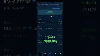 12jan23 Expiary day #banknifty #optionstrading #stockmarket #intraday #shorts #viral #finnifty