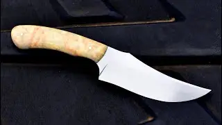 Knife Making - Forging a gorgeous Harpoon point hunter