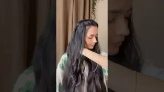 Waterfall hairstyle💧#hairstyle #youtubeshorts #shorts #haircare #skincare #viralvideo #diy #funny