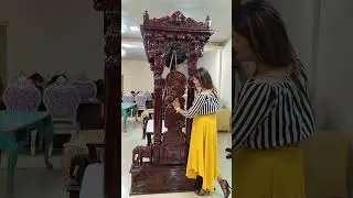 Indoor wooden swing - jhula - furniture - wooden furniture