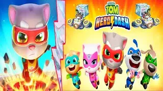 Talking Tom Hero Dash- Hank Rescue Ginger Beat Racoon