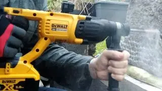 DeWalt против Granite! Тесты времени работы DCH133, DCH263 (аккумуляторные перфораторы SDS)