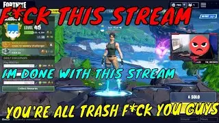TFUE RAGES AFTER GETTING STREAM SNIPER! *STOPS STREAMING*