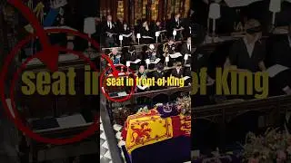 Why There Was an Empty Seat in Front of King Charles III #royalprotocol #kingcharles #britishroyals