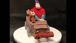 The Wacky Races number 10 - Rufus Ruffcut and Sawtooth in the Buzzwagon
