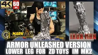 REVIEW : Armor Unleashed Version of Lower Leg from MarkToys for ZD Toys Iron Man Mark 2