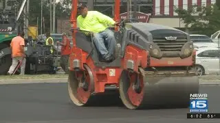 Asphalt companies have surplus work