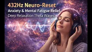 432Hz Neuro-Reset | Anxiety & Mental Fatigue Relief | Deep Relaxation Theta Waves