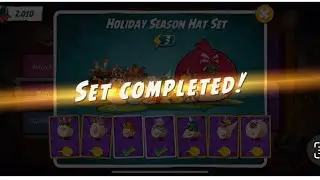 Angry birds 2 | holidays season hat set complete