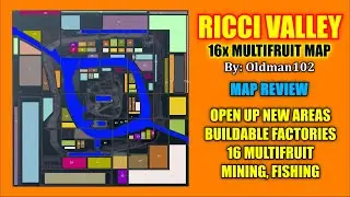 Ricci Valley 16x Multifruit & Factory Map (By: Oldman102) Farming Simulator 19