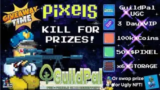 Kill For Prizes In Pixels Online with Guildpal Guild and Friends! #pixelscreator