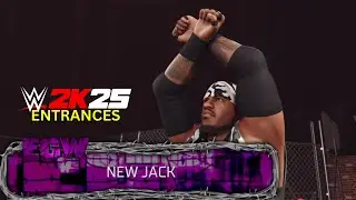 WWE 2K25 NEW JACK ENTRANCE in ECW ONE NIGHT STAND 2006 ARENA