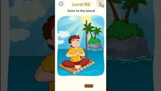 #dop3 level 185 swim to the island #viralvideo