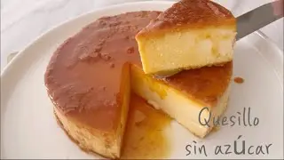 [QUESILLO O FLAN SIN AZÚCAR] increible el sabor y la textura, keto, bajo en carbohidratos.