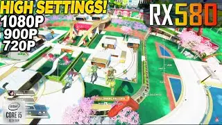 Apex Legends RX 580 - 1080p 900p 720p High,