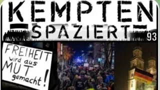 Kempten , 29.12.2025 letzter Montagsspaziergang in #kempten - #live #livestream #2912