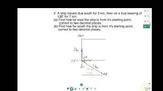 Bearings (part 2) | Trigonometry | Year 10 Maths | Australia