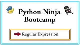 Python Ninja Bootcamp 40-Regular Expression