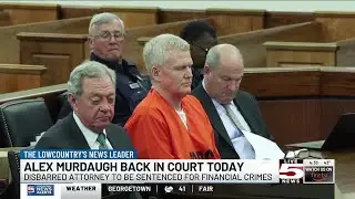 VIDEO: Murdaugh to be sentenced after plea deal on financial crime charges