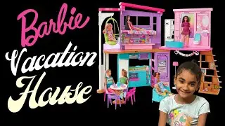 Barbie doll Vacation House: toy review + tour!