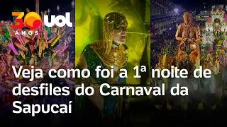 Carnaval no Rio: primeira noite de desfiles tem homenagens a Lula e Ney Matogrosso; veja v&iacute;deos