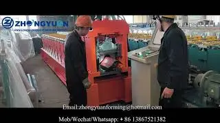 Metal Roof Ridge Cap Roll Forming Machine