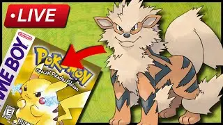 LIVE: Pokemon Yellow: Arcanine Only Solo Run
