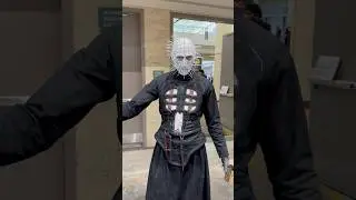 Does Pinhead scare you? #spookyempire #scary #haunted #spooky #cosplay #hellraiser #halloween