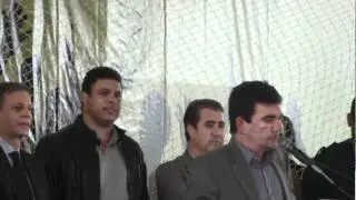 Ronaldo Fen&ocirc;meno na Abertura dsa Obras do Estadio Itaquer&atilde;o