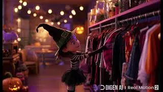 Enchanted Halloween Closet ✨👻#HalloweenMagic #PixarStyle #CostumeAdventure #SpookySeason #Whimsical