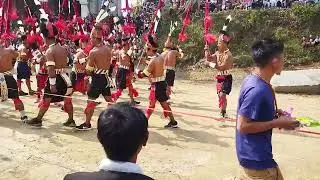 Tapong Men Folk Dance during 2023 Konyak Aoleng Monyu