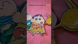 Creative Blinkit Bag Shinchan✨️✨️#devartgallery