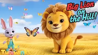 🦁 Tuni Sees a Lion from Far Away | Jungle Adventure for Toddlers 🌿✨ Animal Nursery Rhymes